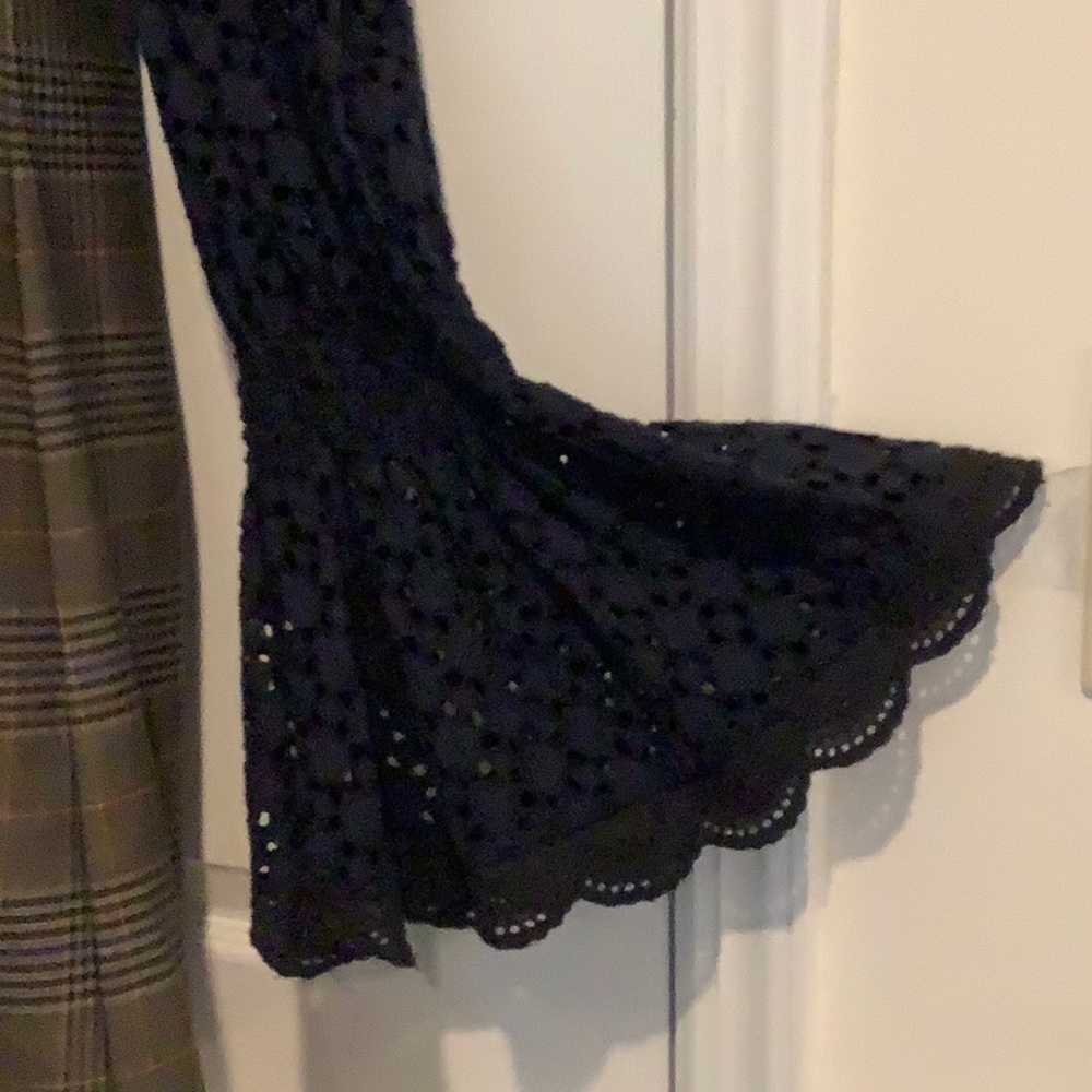 SEA Women’s Plaid/Navy Whimsigoth Y2K Preppy Academia School Girl Fall Dress - Picture 3 of 8